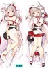 Kissenbezug Anime Cartoon Azur Lane Body Hugging Cover 60X180 Dakimakura Doppelseitiger Druck Lebensgroßer dekorativer Kissenbezug