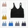 Tenue de yoga LU-20 U TYPE Back Align Tob Tops Gym V￪tements Femmes Casual Running Nude Sports Bra Fitness Beau Sous-v￪tements