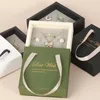 Papierlade sieraden doos ring oorbellen ketting armband sieraden display cadeaus pakketten pakketten organisator