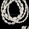 Autre Autre Blanc Nacre Perles Coquille Ovale Coquillage Lâche Entretoise Collier Bracelet Accessoire Pour La Fabrication De Bijoux Diyother Bri Dhnli