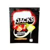 Sour Jacks Sacs d'emballage en plastique Mylar comestibles en mylar vides Gummies pochette anti-odeur cales pomme verte pastèque sac de bonbons aux baies sauvages