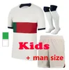 23 24 25 Portugal Soccer Jerseys Adult Kit Ruben Neves Joao Felix Bernardo Bruno Ronaldo Fernandes Portugieser 2024 2025 Portuguese Football Shirt Kids Set Sets