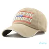 Broidered Baseball Catchon lav￩ coton drapeau am￩ricain Coton Men de coton Chapeau de la langue de canard CPA4326