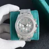 2023LIFX MUBLITURA DE MUBLICIMIENTO Mensaje de pulsera Diamante de 40 mm Reloj mecánico automático Ladi Wallwatch Montre de Luxe Stainls Steel for Men Fashion W