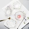 Schüsseln im japanischen Stil, kreatives vergoldetes Glas, Kirschblütenteller, Obstsalatschüssel, Heim-Dessert-Gewürz-Kleinschale