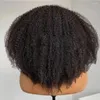 Glueless Afro Kinky Curly Human Hair V Part Wigs Middle 250dences Peruian Remy 4b 4c Full U Shape1295977