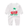 Rompers Qualith Cotton Baby Infant Boy Girl Newborn Luxury Long Sleeve Kids Designer Jumpsuit G8089