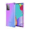 Gradientfärg Rainbow Sockproof TPU -fall för Samsung Galaxy A03 Core A13 A23 A33 A53 5G M53 M33 M23 M52 5G A12 A52S A52 A22 M32