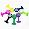 Pocket Watches Color Silicone Watch Fob Nursing Present Studenter Japan Quartz Clock Alk Vision