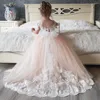 Girl Dresses Child Flower Kids Princess Dress For Girls Wedding Party First Communion 2023 Robe Princesse Fille