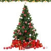 Ornamenti di palline di Natale in plastica acrilica Lucite Pittura Ciondoli scintillanti per alberi Palline decorative infrangibili in 8 modelli per Amnwx
