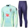 2022 Brazylia mężczyzn Mężczyzn Kids Soccer Tracksuit Training Training Jersey Set 22 23 Męskie koszulki piłkarskie dresy joggingowe zestawy przetrwania stopa Chandal futbol