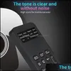 Röstväxlare Röstväxlare Miniadapter Mikrofonförklädnad Live webbsändning Telefonspel Ljudkonverterare298B Man Till Kvinna 8 Ändra Dhbjn