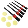 Car Washer Auto Cleaning Detail Brush Detailing Kit Cellosilk With Polishing Sponge For Washing Dust Removal