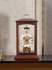 Table Clocks European-Style Mechanical Clock Home Vintage Ornament Decoration Living Room Antique Copper Movement Desk Chinese Swing