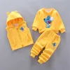 Kläder Autumn Winter Children ull småbarn pojkar kläder set bomull förstå byxor 3 st barn sport kostym för baby pojkar kläder9384717