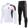 Wales National Football Team Men's Tracksuit Jacket Pants Soccer Training Sours Sportswear Jogging Wear Adult Tracksuts2284