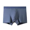 Underpants Fashion Men's Panties Men Underwear Boxershorts Boxer Breathable Plus Size Comfortable Cotton Solid Color Male L