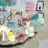 Gift Wrap 36pcs Sweet Day Cardstock Die Cut Stickers för Scrapbooking Happy Planner/Card Making/Journaling Project