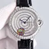 Zegarek na rękę męskie zegarek automatyczny mechaniczny Sapphire Square Diamond Gypsophila Watch 42 mm Ladi Wristwatch High-end Montre de Luxe29ht