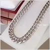 Chains 60cm Length 16mm 20mm Width Fashion Chain 316L Stainless Steel Silver Gold Color Handmade Necklaces For Men Boy Good Gift