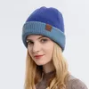 Bérets femmes automne et hiver chapeaux tricotés pour hommes doux mode Vintage couleur unie chaud Couple