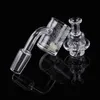 Wholesale Backwoods Logo Print Banger Smoking Accessories With Round Cap For Hookahs Unique Dome Banger Flat Terp Slurper Include Small Pearl ZQ02