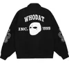 Bomber Jacket Streetwear Mens vintage haft haft wąż baseball płaszcz 2022 HARAJUKU swobodny japoński styl kurtki uniwerek