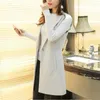 Women's Vests Classic Women Long Blazer Vest 2023 Autumn Elegant Office Lady Coat Female Waistcoat Causal Sleeveless Suits Jacket Plus Size