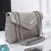 Sac de créateur Sac de soirée Designer Loulou et Puffer Cuir véritable Femme Grande Chaîne Épaule Matelasse Jouet Petit Moyen Luxe Mode Noir Beige