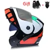 Capacetes de motocicleta 2022 EST Offroad Racing capacete modular Lente dupla flipp Casco Casco Casque Moto S M L XL