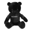 30 cm Dressed Black Bear Stuffed Plush Toys with Hoodie for Kids Christmas Gifts Plushies