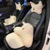 Car Seat Covers 2022 Arrival Winter Plush Four Seasons Ins Cute Lamb Wool Cover Three-piece Cushion