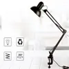 Table Lamps LED Lamp American Long Arm Folding E27 Clip-On Learning Reading Nail Art Tattoo Pography Lighting EU/US Plug