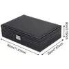 Watch Boxes 8 Slot PU Leather Box Stand With Mirror Lock Jewelry Display Case Gift Protable Travel Holder Organizer Storage