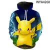 Heren Hoodies mode plus maat 3D cartoon anime en dames schattige sweatshirts straatvestel jas