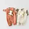 Overalls Baby Kleidung Kleinkind Weste Strampler Frosch Kleinkind Jungen Outfit Mädchen Geboren Pografie Winter