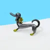 Brosches Cindy Xiang Rhinestone Cute Dachshund Dog for Women Puppy Pin Animal Jewelry Black and Gold Color High Quality