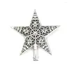 Decorazioni natalizie Stella in cima all'albero Stelle Merry Sparkle Appendere Decorazione natalizia Ornamento Topper sulla cima dell'albero Anno