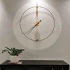 Mécanisme d'horloges murales Corloge numérique Luxury 3D Grand Design intérieur nordique inhabituel Reloj de Reloj de Pared