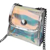 Bolsas de mochila crossbody saco transparente bolsa transparente mensageiro noturno embreagem de esteira