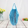 Einkaufstaschen Handtasche Shopper Tote Mesh Net Woven Baumwollbeutel String Wiederverwendbare Obst Aufbewahrungstasche Home Gemüse Organizer RRE15295