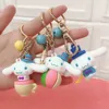 Porte-clés dessin animé grand chien à oreilles poupée clé mignon garçons et filles sac pendentif voiture petit cadeau