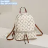 Wholesale shoulder bags 3 colors daily Joker fashion printed backpack street trend contrast color leather handbag foreign style large capacity leather bag 2328#