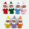 Mini julf￤rgad baby alf docka leksak tvillingar alves dockor barn leksaker ny￥r g￥vor juldekorationer