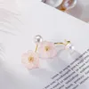 Dangle Earrings Wedding 925 Sterling Silver For Women Girl Fashion Pink Strawberry Quartz Crystal Fine Jewelry Wholesale