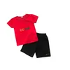 Tシャツ服セットストックキッズデザイナーサマーシンパンツセットブランド子供ショートパンツ2ピースコットン男の子の女の子ファッションアパレルGnoo1