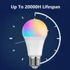 Lampada LED E27 Dimmabile 16 milioni di colori RGB Lulb Lulb LED Magic Spot Lighting 9W 10W Lampade di controllo intelligente Bulbi della casa