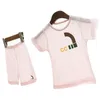 Pantalon de créateur pour enfants Set Baby Boys Girl Coton Coton Short Shirt Short Short