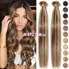 LUMMY Prebonded Keratin Nail Tip U tip Fusion Brazilian Remy Human Hair Extensions 14 -24 1g s 200g lot2296